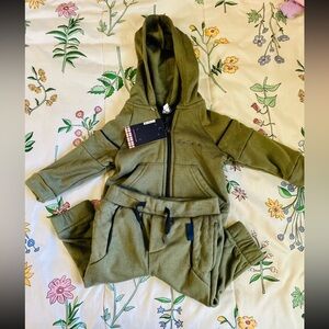 Ben Sherman dark olive green winter set